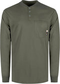 KONRECO FR Shirts for Summer Flame Resistant Shirt 5.5oz Light Weight CAT2 Henley Shirts