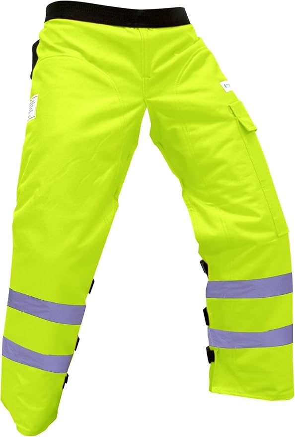 FORESTER Chainsaw Chaps for Men & Women | Apron-Style Chaps with Pocket & Adjustable Waist | Chainsaw Safety Equipment