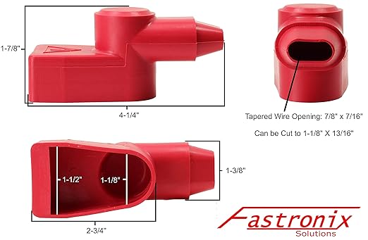 Fastronix Marine Battery Terminal and Cover Kit