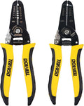 DOWELL 10-22AWG+22-30AWG Wire Stripping Tool Wire Stripper Cutter Pliers Tool Multi-Function Hand Tool for Electrician Craftsmanship 2-Piece