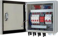 Hardcover Solar Combiner Box with 4 Strings, 80 A Circuit Breakers. This pv Combiner Box is Suitable for Off-Grid Solar Power High-Power Version