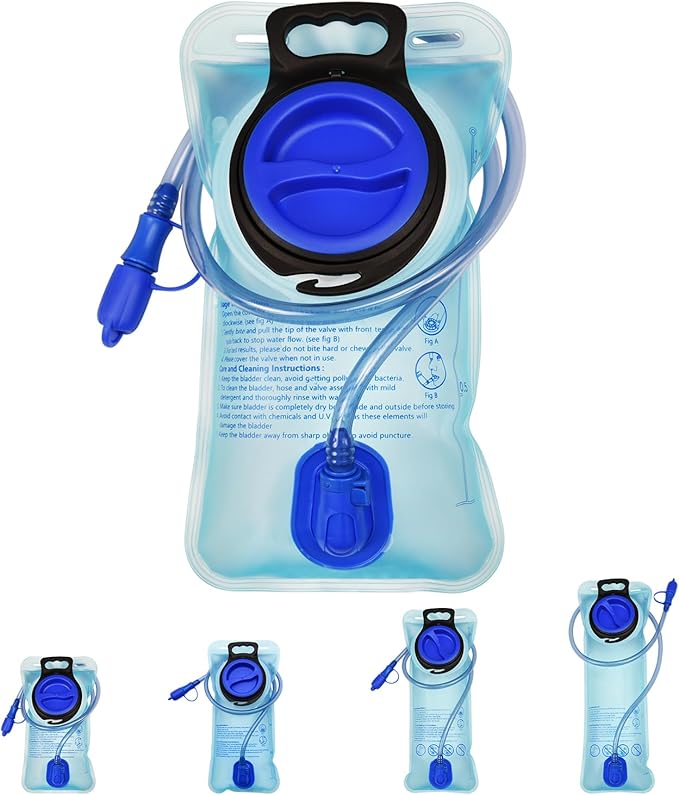 1.5L/2L/2.5L/3L Hydration Bladder, Large Opening Water Storage Bladder Bag, for Cycling Hiking Camping