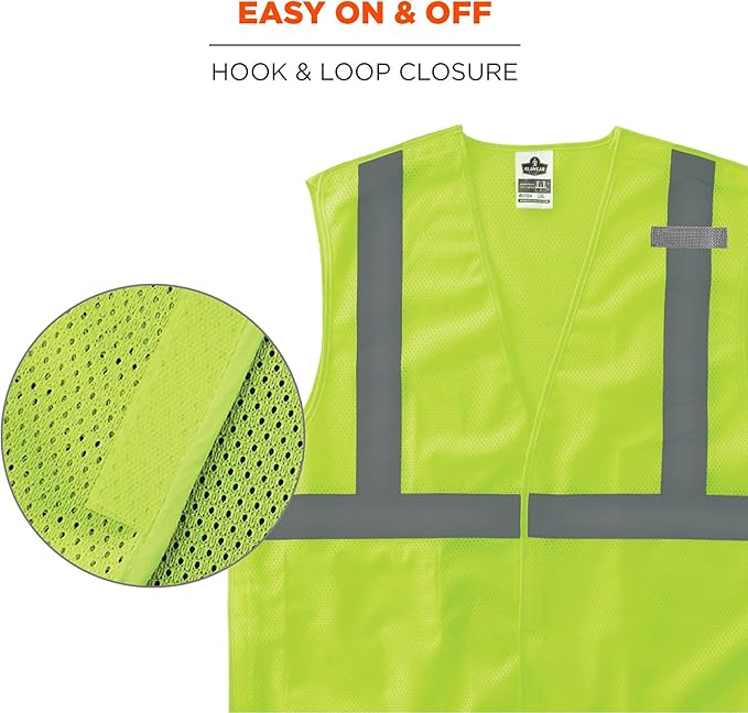 Ergodyne GloWear ANSI High Visibility Orange Breakaway Reflective Safety Vest