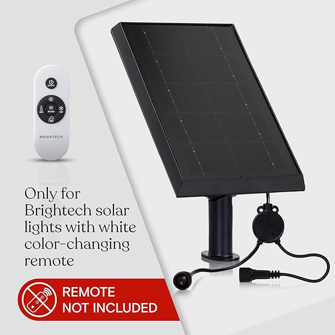 Brightech Ambience Pro Replacement Solar Panel - Compatible Only with Brightech Solar Powered Outdoor String Lights with White Color Changing Capacity - 1 Solar Panel, 7W