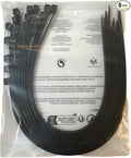 60 Inch Extra Long Zip Ties Heavy Duty For Outdoor Use,175 Pounds Tensile Strength,UV Resistant,8 Pieces,Black