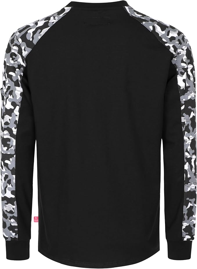 BOCOMAL FR Shirts 6oz Lightweight Flame Resistant Long Sleeve Henley Shirt Fire Retardant Workwear NFPA2112 CAT2