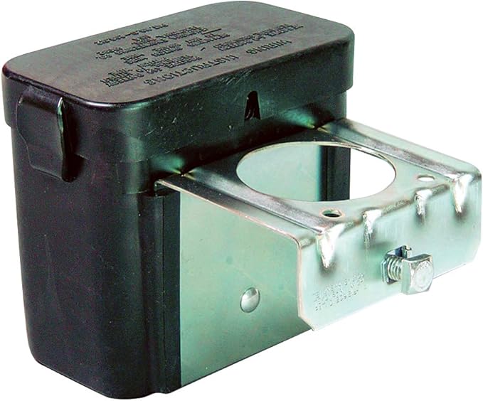 Tekonsha 2018 Breakaway Post Mount Battery Box (Plastic) with Partition for Shur-Set III® (Includes Mounting Bracket)