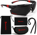Safety Glasses – ANSI Z87 Certified, 5X Anti-Fog ClearShield™ Lenses with Premium Hard Case & Accessory Bundle