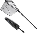 SAN LIKE Fishing Net Fish Landing Net Collapsible Fish Net with Anti-Slip Telescoping Rubber Pole Handle for Kids Adults in Saltwater Freshwater Multi-Size Extending to 37/42/43/51/69/71/89/98inch