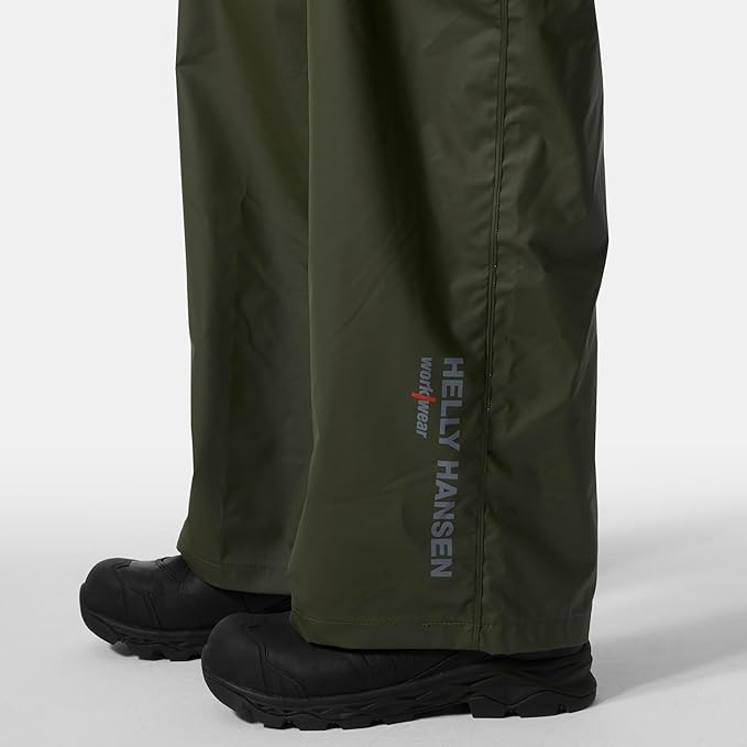 Helly Hansen Workwear Gale Waterproof Mens Bib Overalls Made from Heavy-Duty Protective Polyester/Polyurethane for Mobility