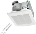 Amazon Basics AB-BV100 Bathroom Exhaust Fan, 110 CFM, 1.0 Sone, Ultra Quiet Operation, ENERGY STAR Certified, White