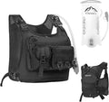 Running Vest with 2L Water Bladder, Hydration Backpack with Adjustable Straps, Lightweight & Breathable Design, Reflective Chest Pack for Men & Women, Ideal for Running and Cycling