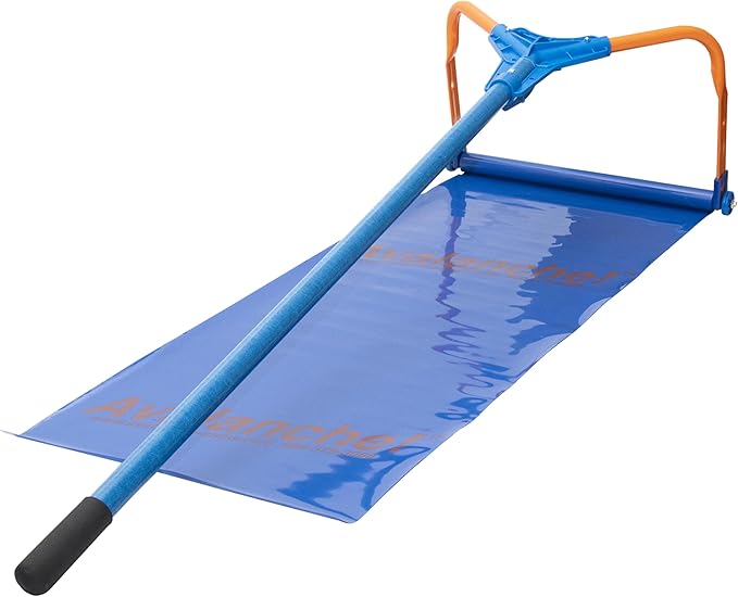 Avalanche! AVA500, Easy and Quick Snow Removal from Roof, Slick Surface Slide, Quick Assembly, Rook Rake for Snow Removal, Made in The USA