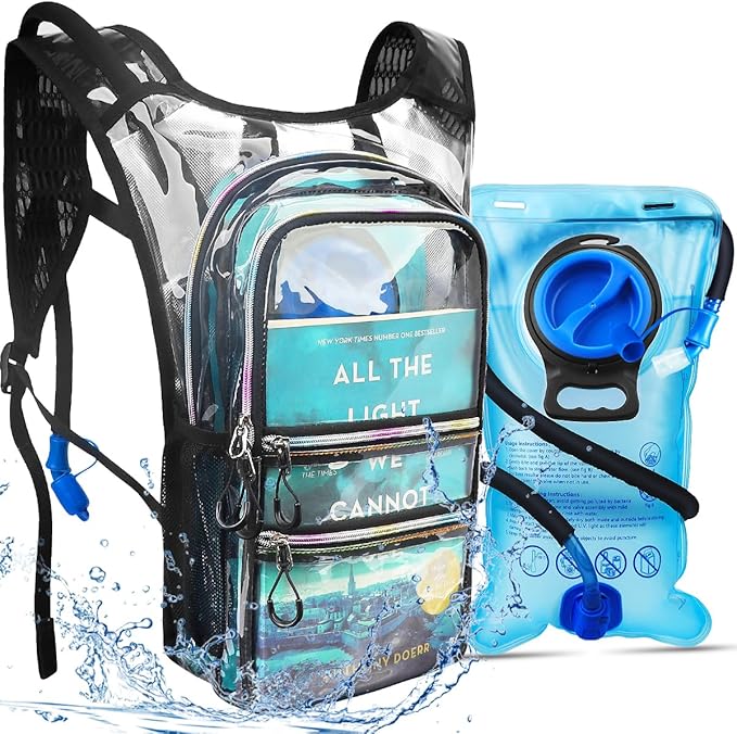 Hydration Pack, Water Backpack with 3L Hydration Bladder Lightweight Insulation, Festival Essential, Rave Hydration Backpack, Hydropack Backpack for Rave, Hiking, Biking, Festival Gear
