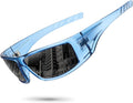 Polarized Sports Sunglasses for Men Women Unbreakable Frame Cycling Fishing Wrap Around Sunglasses UV400 Protection