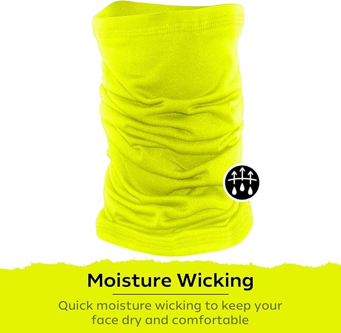 UPF 50+ Neck Gaiter – UV Sun Protection Face Mask, Balaclava, Headband & Scarf – Cooling, Breathable Fabric