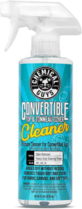 Chemical Guys Convertible Top Cleaner – 16 oz Fabric & Vinyl Soft Top Cleaner – Safe on Canvas, Vinyl, Synthetic Covers – Deep Cleans Dirt, Stains, Tree Sap & Road Grime – Preps for Protection