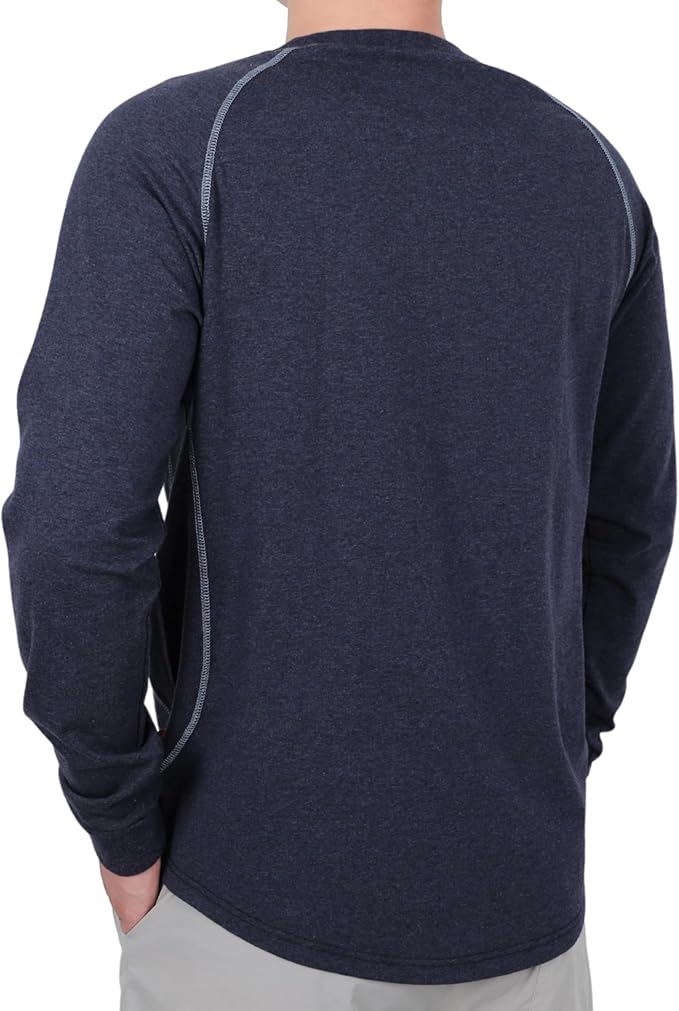 TICOMELA FR T-Shirt, Flame Resistant, Stretch Fit, Hidden Pocket, 6oz Crew Neck Work Shirt for Men 100% Cotton