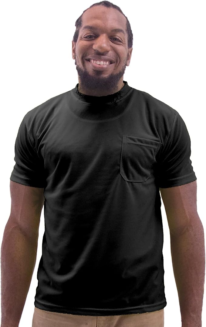 JORESTECH Pack of 5 Short Sleeve T-Shirts: The Ultimate Blend of Moisture-Wicking and Fast-Drying Comfort for All-Day Use