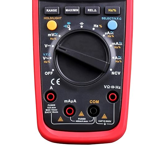 UNI-T Multimeter Kit UT139B, Volt Ohm Meter Capacitor Tester Frequency Meter True RMS Auto/Manual Ranging 4000 Counts