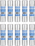 DIHOOL 15 Amp Solar Fuse Without in-Line Fuse Holder for Solar Connector, 10pcs 10x38mm
