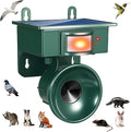 2026 Solar Ultrasonic Bird Repeller Outdoor,Woodpecker Deterrent for House,Pigeon Bird Deterrents for Outside Birds Repellent Scare Devices for Balconies Yard Garden Farm Orchard Animal Repellent