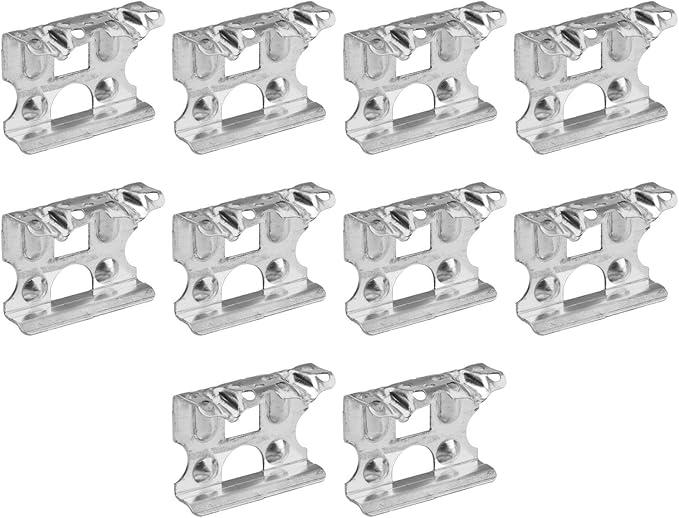 Aluminum Solar Panel Deflector for 30mm Frame, Photovoltaic Module Rainwater Diverting Clip, Self Cleaning Solar Panel Accessory, 10 Pack