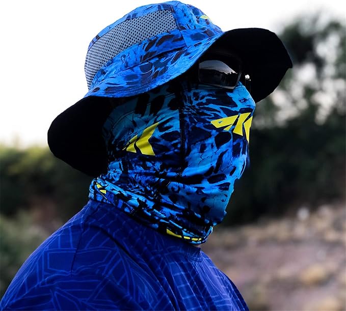 KastKing Sol Armis Neck Gaiter - UPF 50 Face Mask - UV Sun Protection Mask for Men & Women, Fishing, Hiking