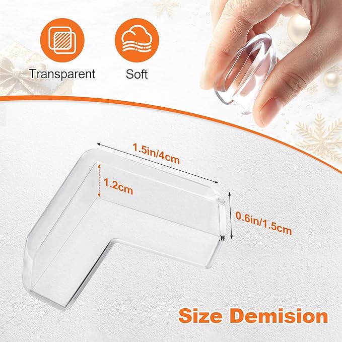 12 Pack Corner Protector Baby Corner Guards Furniture Corners & Edges Safety Bumpers Corner Covers Baby Safety for Sharp Edges
