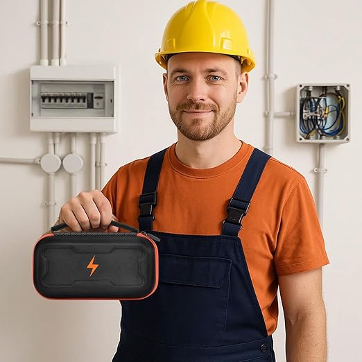Case Compatible with Klein Multimeter MM325 MM300(69149P) Multi Meter Testers, Storage Carrying Organizer for Electrical Test Kit Voltage/Outlet Tester, Wire Stripper, Leads & Batteries (Box Only) (S)