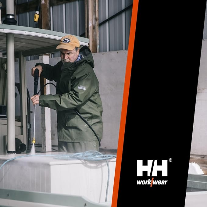 Helly Hansen Mandal Waterproof Bib Overalls - Waterproof Fishing Pants for Men - Heavy Duty Rain Gear - Zip Work Overalls