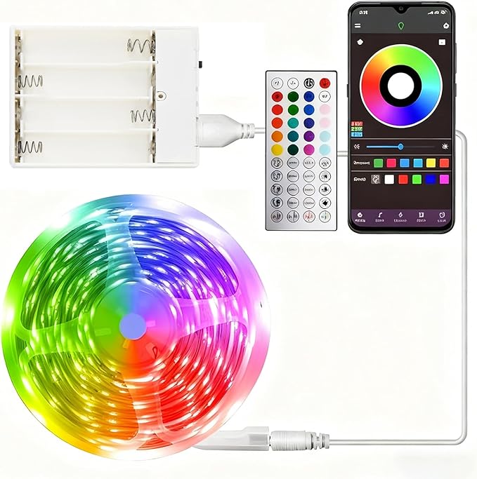 4 AA Battery Holder Case with Switch USB Port for Led Dry Erase Board, Neon Signs, LED Strip 4 Slots 1.5V AA Battery Storage Box with Cover Battery Connector - 2pcs
