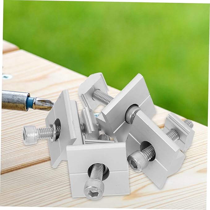 4pcs Solar Panel Mounting Brackets for Roof Flat Roof Installation High Load Capacity Easy Installation Tool for Solar Clamp System