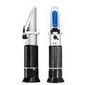 Wine Refractometer,V-Resourcing Hand Held Brix/Alcohol Refractometer with ATC for Wine Making Homebrew Kit, Dual Scale(Brix 0-40%, Alcohol 0-25%)