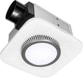 VIVOHOME Bathroom Exhaust Fan with Light, Max 110 CFM 1.0 Sone Shower Ventilation Fan, Super Quite Fan w/ 6000 K 1000LM LED Cool White Light, for 4'' Duct Ceiling Mount