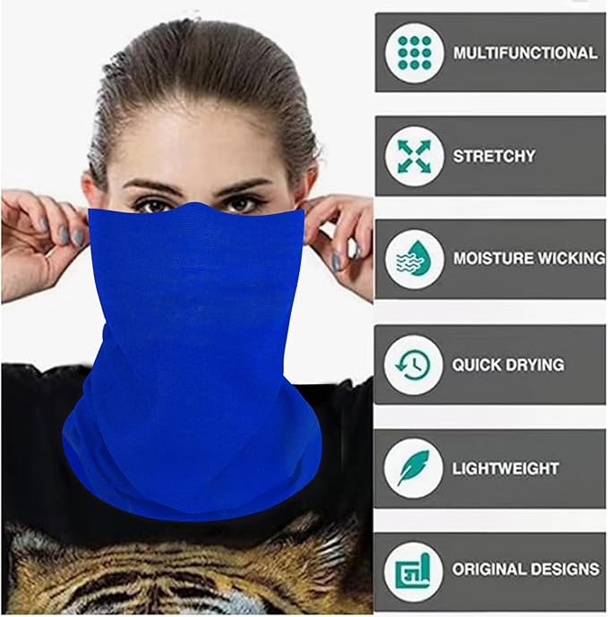 Neck Gaiter Masks Tube Scarf,Seamless Bandanas Buffs Gators,Ourdoor Face Mask Face Covering Multi Headwear