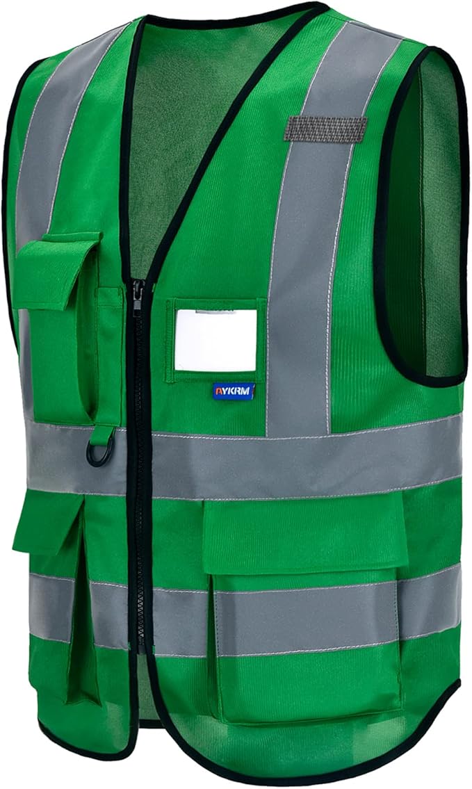 A-SAFETY XSmall Green hi vis vest xs