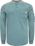 BOCOMAL FR Shirts 5.5oz Light Weight Henley and Short Sleeve Flame Resistant/Fire Retardant Clothing Shirt