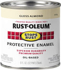 Rust-Oleum 7770730 Stops Rust Brush On Paint, Half Pint, Gloss Almond