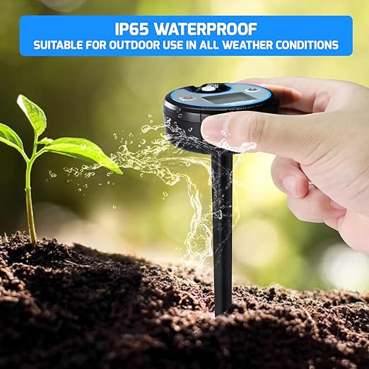 PAR Meter 2 in 1 PAR DLI Meter with Data Logging, Record and Export 5 Years of Data, 400-700nm PPFD Meter Sunlight Meter Measure PPFD and DLI (Daily Light Integral), Light Measurement Tool for Plants