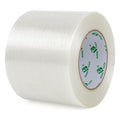 BOMEI PACK Wide Strapping Tape, 4Inch Heavy Duty Reinforced Packing Tape, Fiberglass Filament 60yds 5.5Mil