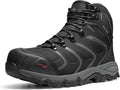 NORTIV 8 Waterproof Work Boots for Men Steel Toe Safety Construction Boots ARMADILLO-STL