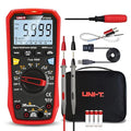 UNI-T Multimeter Kit UT161D, 1000V AC DC Volt Ohm Meter Capacitor Tester Frequency Meter True RMS 6000 Counts USB Transmission LOZ ACV Temperature Measurement