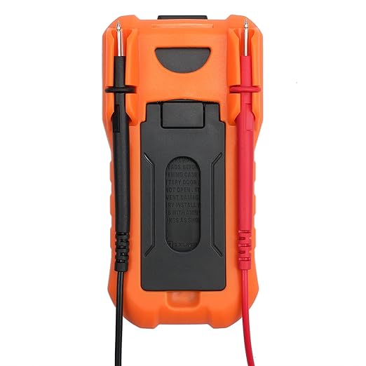 Proster Autoranging Multimeter 6000 Count - AC DC Current Tester Voltage Meter Volt Ohm Meter with Alligator Clips TRMS NCV Temperature Capacitance Diode Audible Continuity Meter