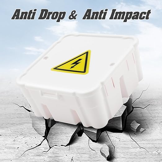 Open Splice Junction Box - Single, One-Piece Splice Repair Box. 5 Second Installation. White (1)