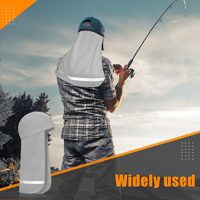 Loopeer 6 Pieces Hard Hat Sun Shade Cooling Skull Cap Neck Shade Sun Protector Skull Cap Liner for Men Women