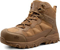 NORTIV 8 Waterproof Steel Toe Boots for Men Slip Resistant Safety Industrial Boots Paladin-Steel