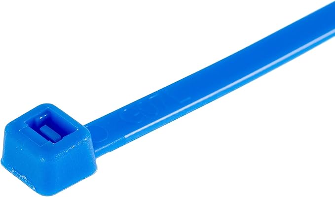 GTSE 12 Inch Blue Zip Ties, 1,000 Bulk Pack, 40lb Strength, UV Resistant Strong Nylon Cable Ties, Self-Locking 12" Tie Wraps