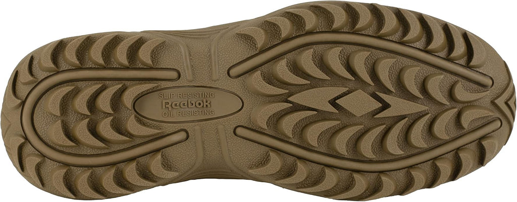 Reebok Men's Rb8694 Rapid Response Rb Composite Toe 6" Tactical Stealth Boot Sidezipper Desert Tan Military & Tactical Boots