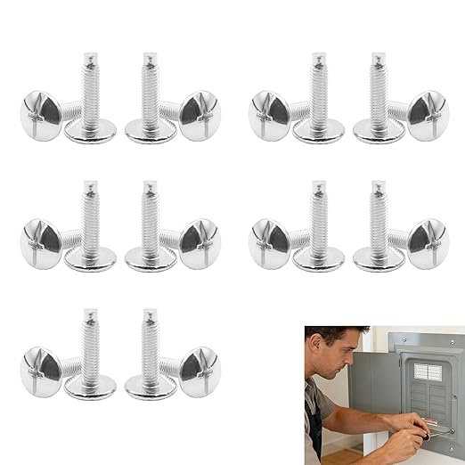Load Center Cover Screws for Square D, Panel Screw Compatible with QO and Homeline Electrical Panels 20 pcs